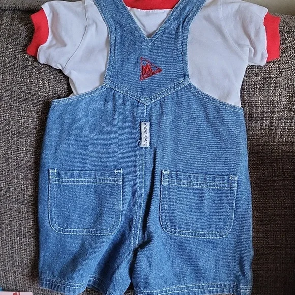 Kids Denim Overalls Chicago Bulls - Picture 5 of 8